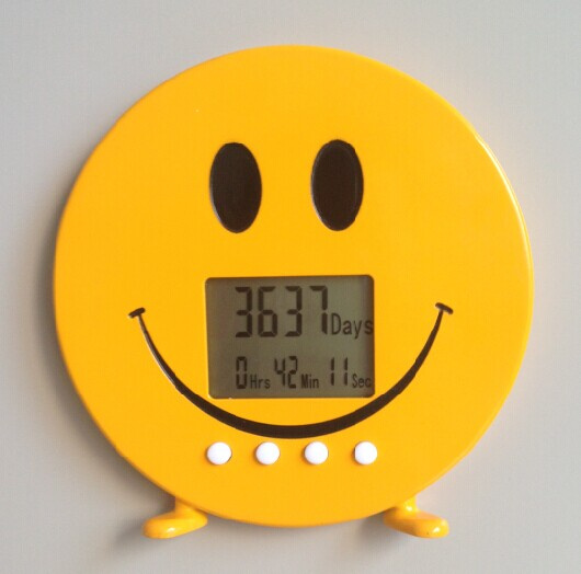 Countdown Timer & Clock with Smiley
