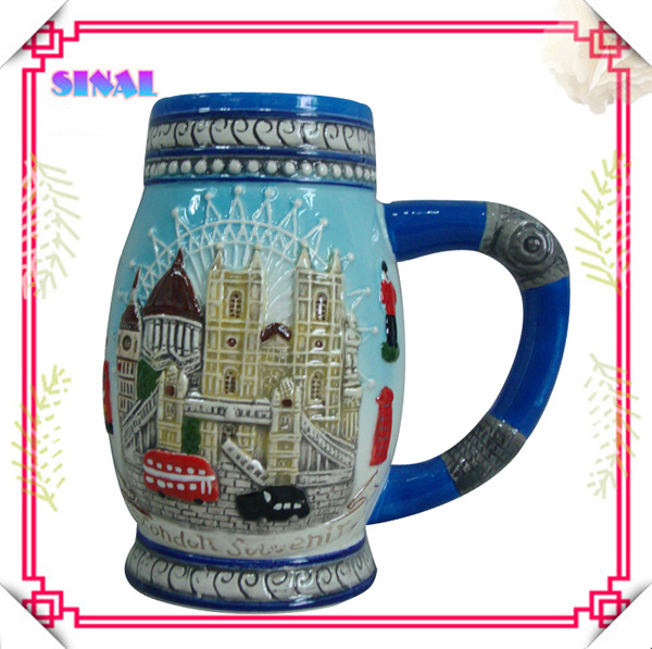Hand Painted Ceramic Beer Mug, Decoration Cup Souvenir Gifts