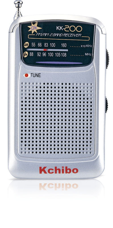 Kchibo Kk-200 Am/FM Two Band Radio Portable Recever Kchibo