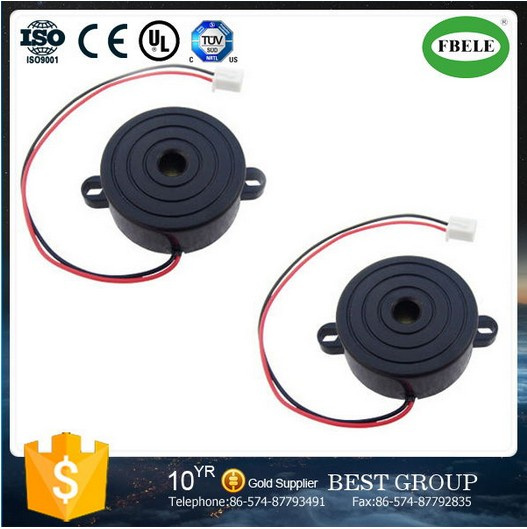 12V 90dB Piezoelectric Active Buzzer with Wire Connector (FBELE)