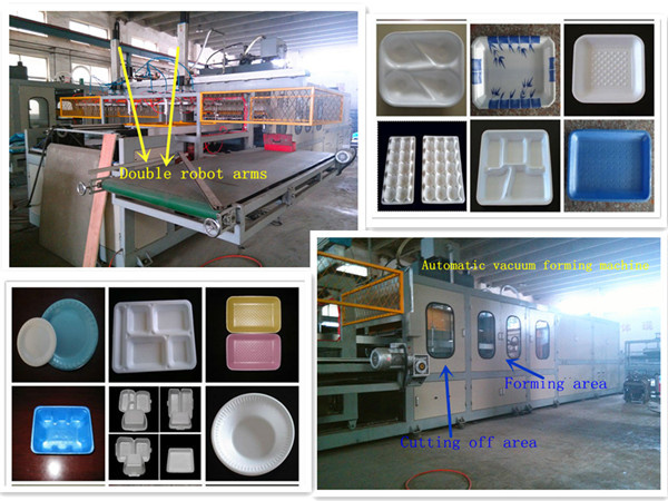Automatic Polystyrene Sandwich Container Making Machine