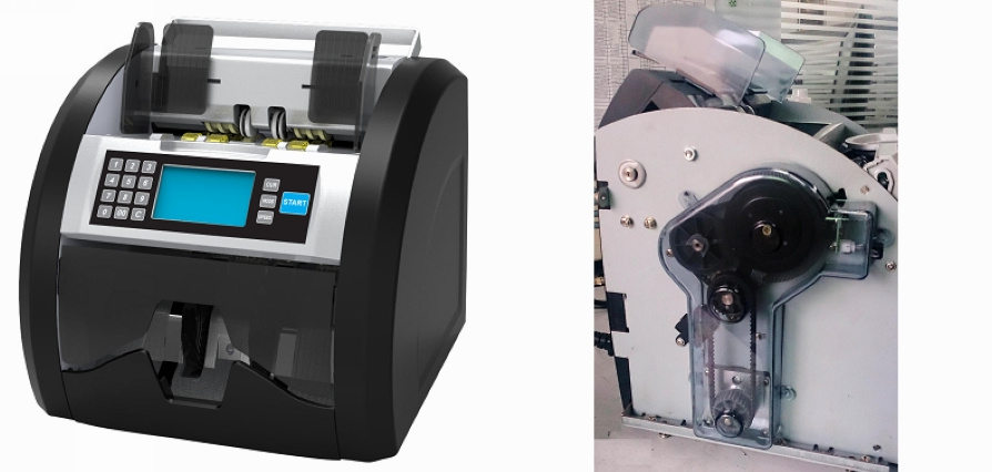 High Speed Cash Counter with Calculator Function for The Total Sum