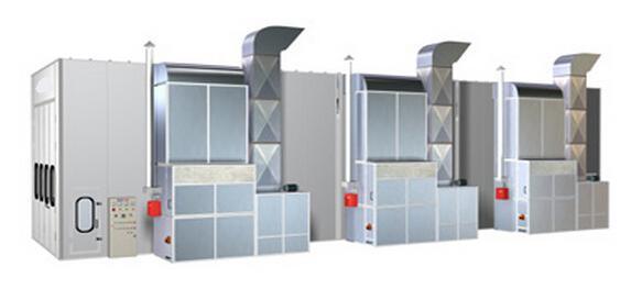 Industrial Auto Coating Equipment, Car Painting Booth with Excellent Ventilation