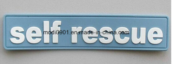 Rubber Badge for Garment Custom PVC Velcro Patch, Silicone Rubber Patch, Garment PVC Badge,