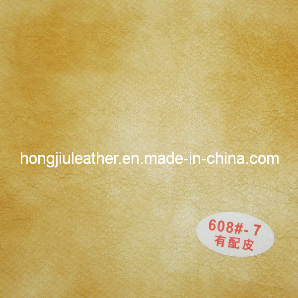 Sipi Synthetic Leather for Sofa/Chair/Bedding (Hongjiu-608#)