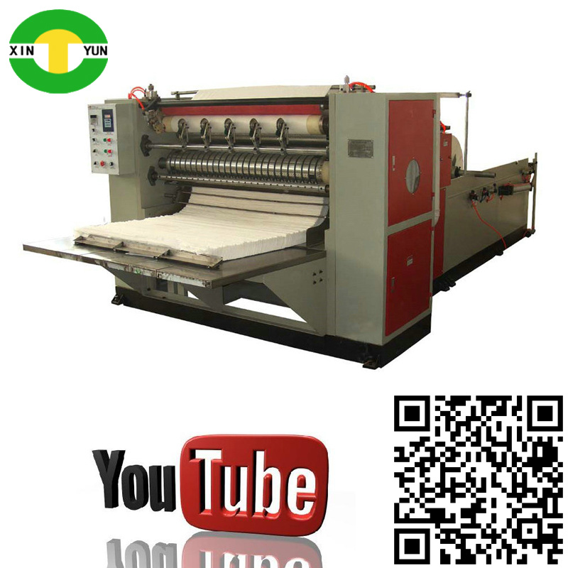 High Speed Paper Cutting & Folding Kitchen Tissue Machine