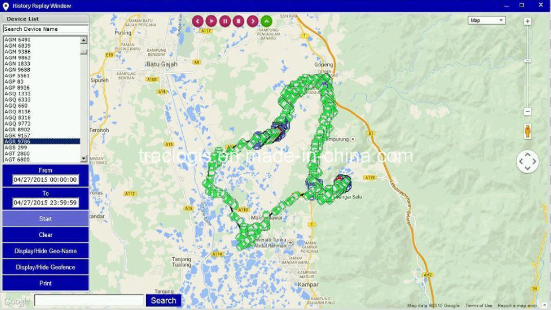 GPS Tracking Platform for Fleet Tracking Project