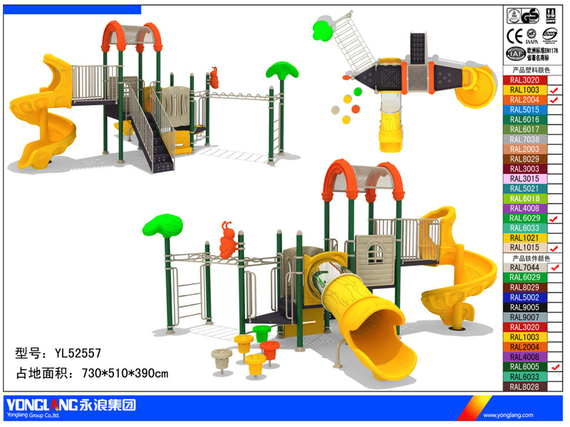 Colorful Garden Children Playground Indoor Used Playground Slides for Sale
