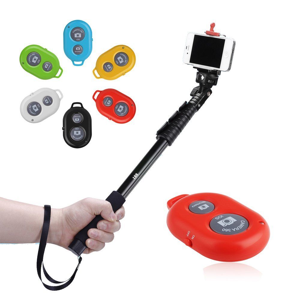 Wireless Bluetooth Remote Self-Timer for Smartphone Camera