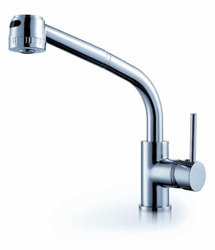 Solid Brass Pull out Kitchen Faucet