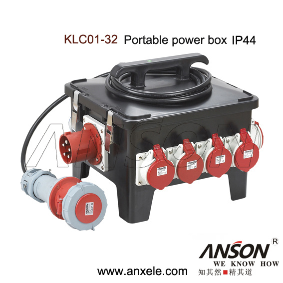 IP44 Portable Distribution Boxes/Weatherproof Power Board (KLC01-32 IP44)