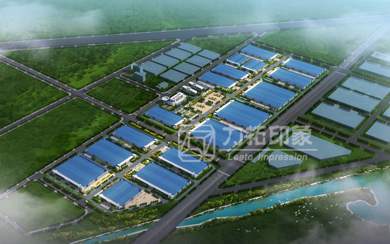 Bird View 3D Modeling Architectural Visualization