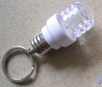 Bulb Shape LED Key Ring Torch (4058)