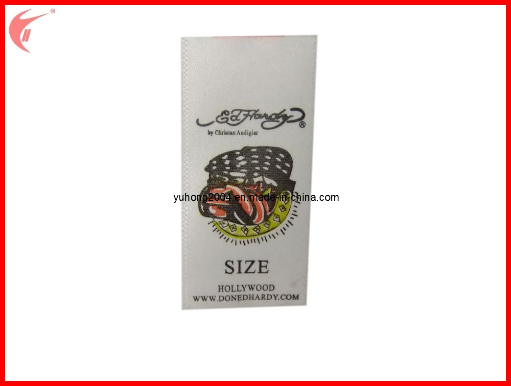 Size Printed Label