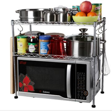 Kitchen Microwave Oven Double-Deck Supporter