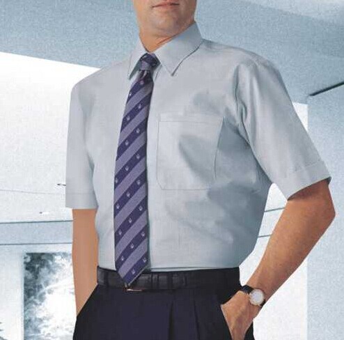 Mens Short Sleeves Tc65/35 Formal Business Dress Shirt