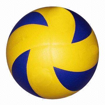 Laminated Volleyball, PU Leather + Rubber Bladder Inside