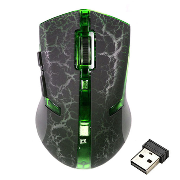 New 2.4GHz 6D 3200 Dpi Wireless LED Optical Gaming Mouse for Laptop PC