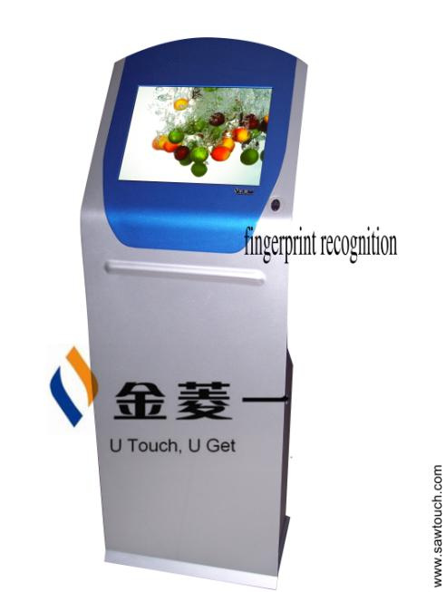 Touch Screen Kiosk With Fingerprint Recognition (LYL-A)