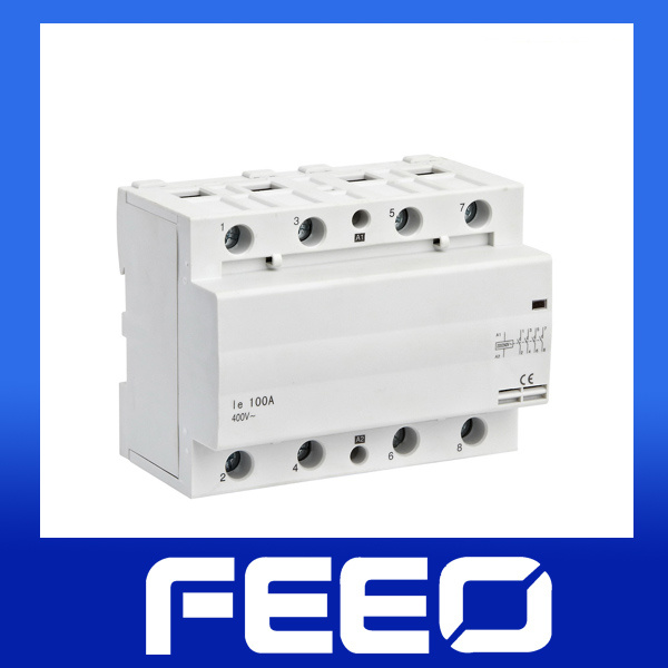 Miniature 4p Household 4no Modular AC Contactor