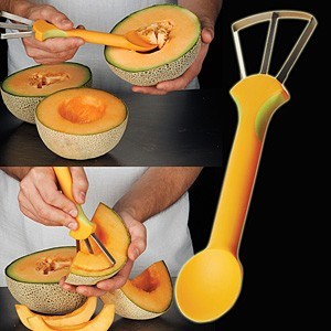 Cute Yellow Melon Seeder & Slicer