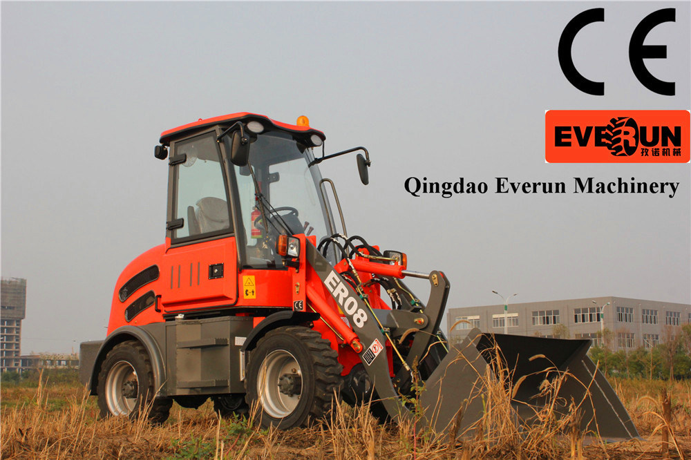 CE Small Loader Er08 with 4 in 1 Bucket