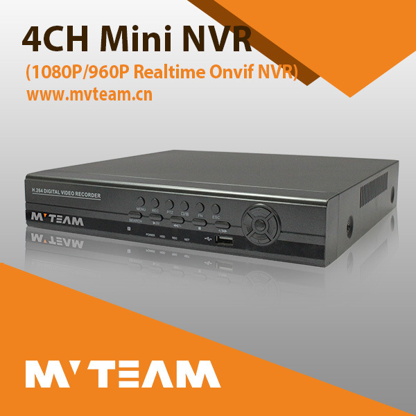 Onvif P2p Network DVR 720p/960p/1080P 4CH NVR (MVT-N6204)