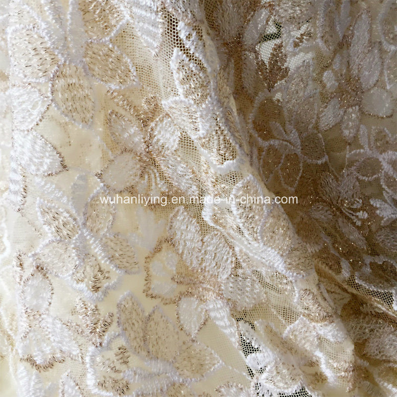 Embroidery Lace on Mesh (A2015015)