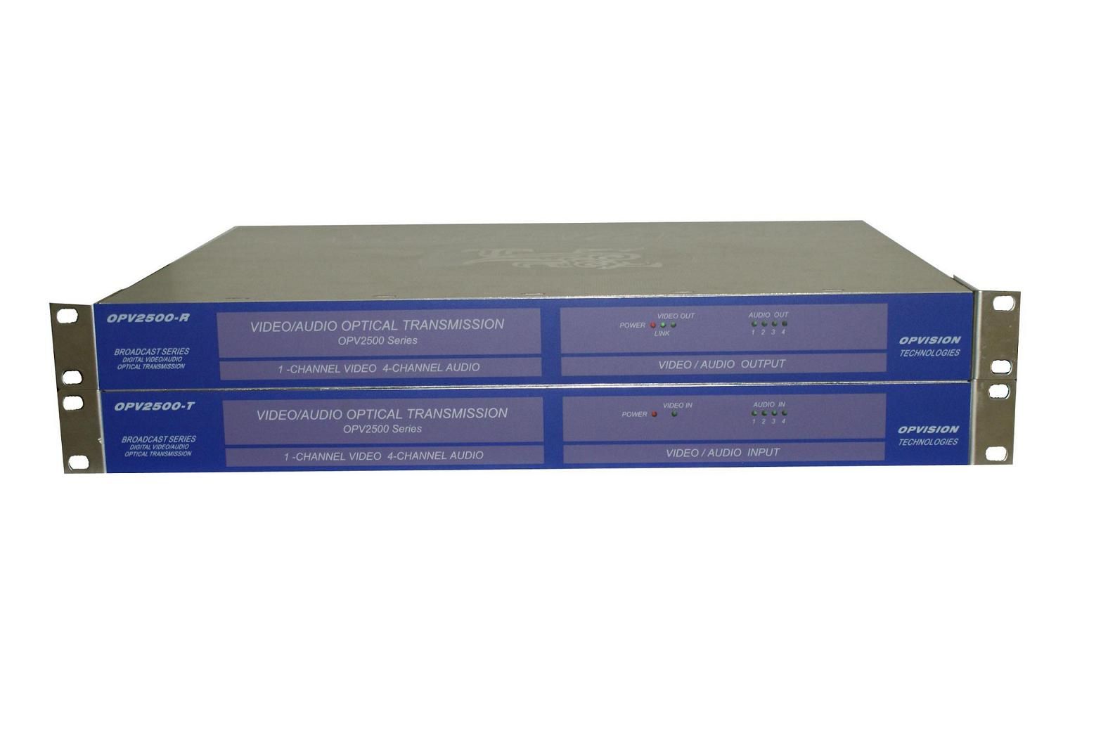 Broadcast Analog Audio/Video/Data Transmission - 1V4A (OPV2500/2600 Series)
