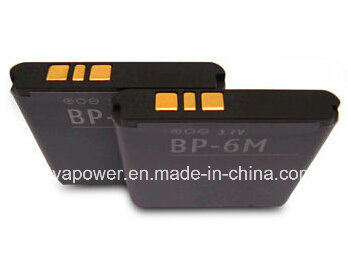3.7V/1000mAh Li-ion Mobile Phone Battery for Bp-6f