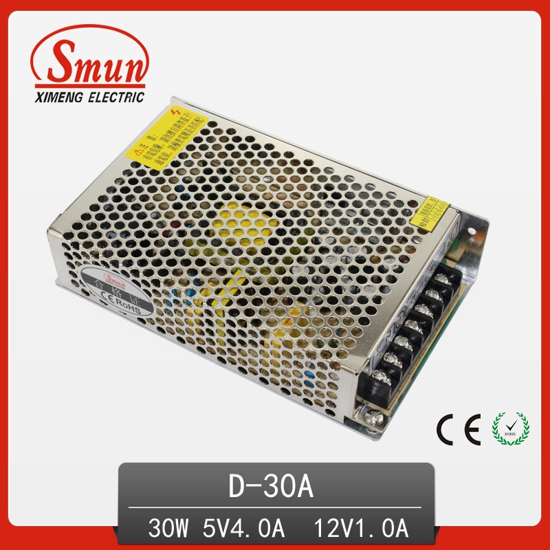 30W 5V12V Dual Output Power Supply