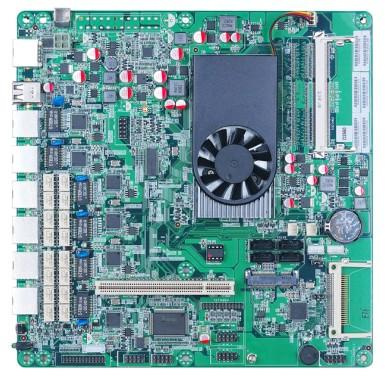 Firewall Motherboard with Intel Atom D2550, 6*Intel 82583V