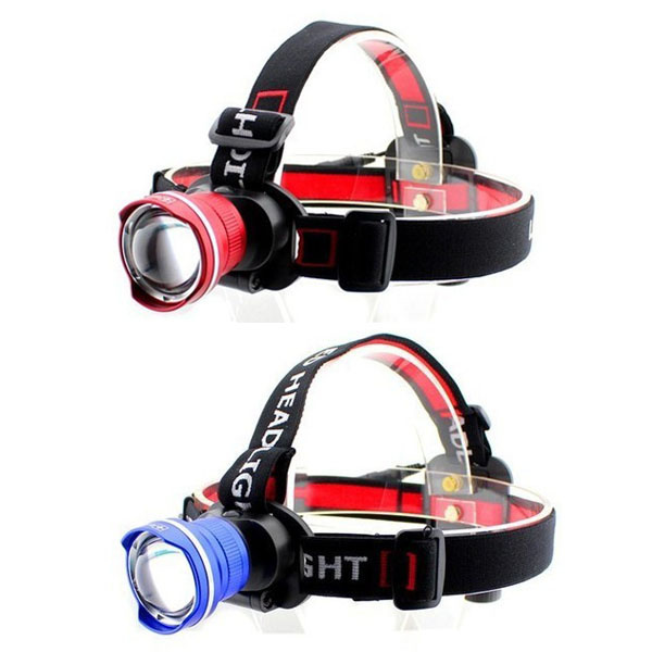 Poppas T85 Fisheye Design Xml T6 18650 Rechargeable High Power LED Headlamp