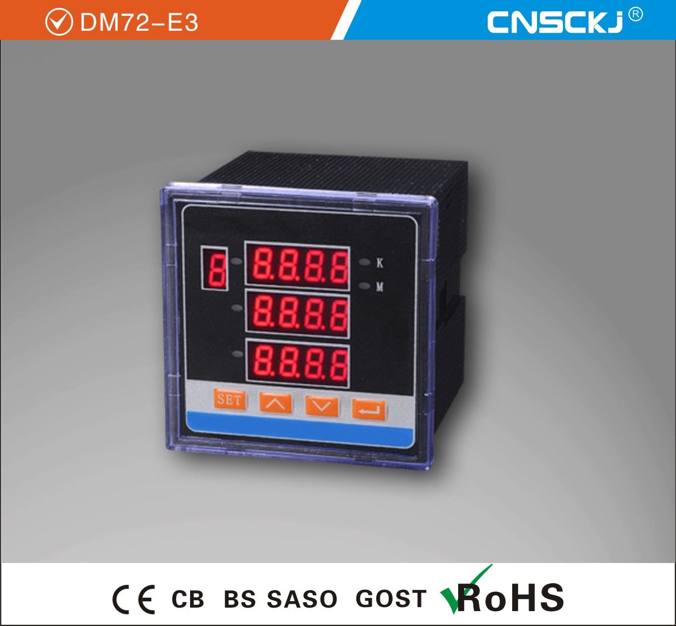 2015 Factory Price Digital Three Phase Multifunctional Power Meter