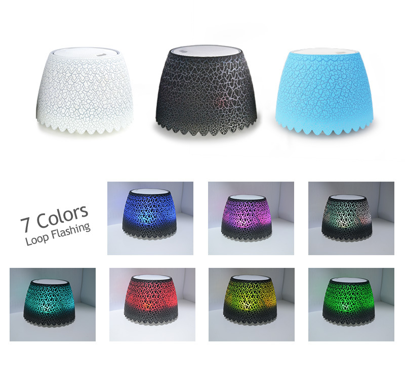 7 Colorful LED Light Magical Bluetooth Lamp Speaker
