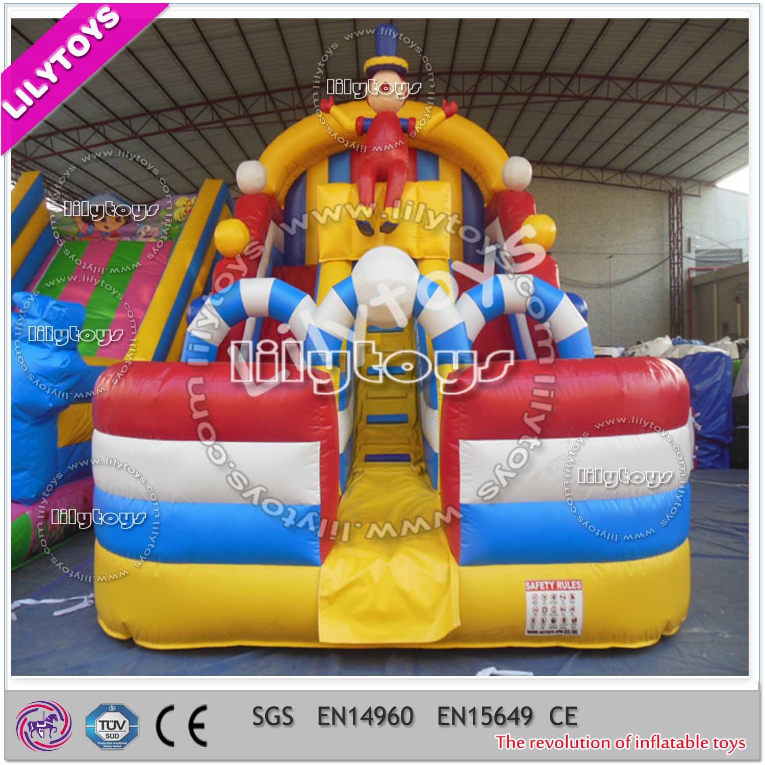 Inflatable Carton Slide/ Inflatable Slide Rent
