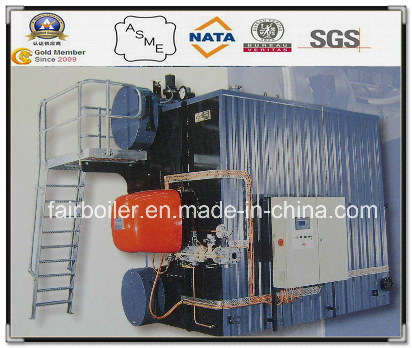 D Type Oil&Gas Steam Boilers