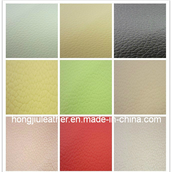Litchi Pattern PVC Leather for Furniture Sofa and Sliding Door