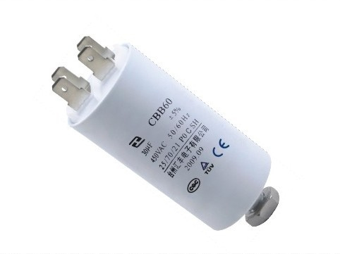Cbb60 Motor Run Pins Series 2pins Screw Capacitor