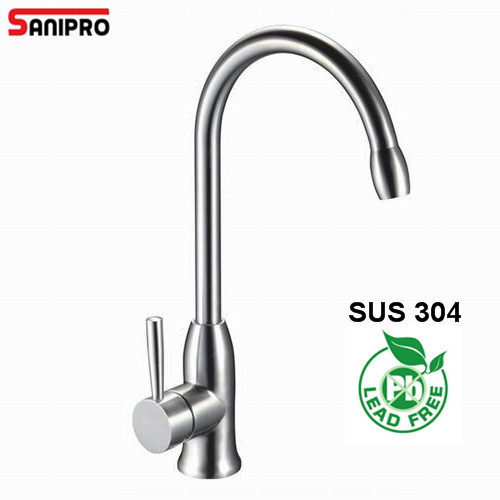 Sanipro SUS304 Stainless Steel Kitchen Faucet