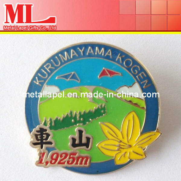 Soft Enamel with Epoxy Dome Lapel Pin (ML-T061614-01)