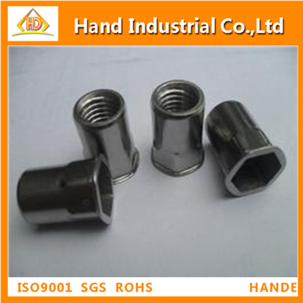 Customized Reduced Head Half Hex Body Open End Rivet Nut