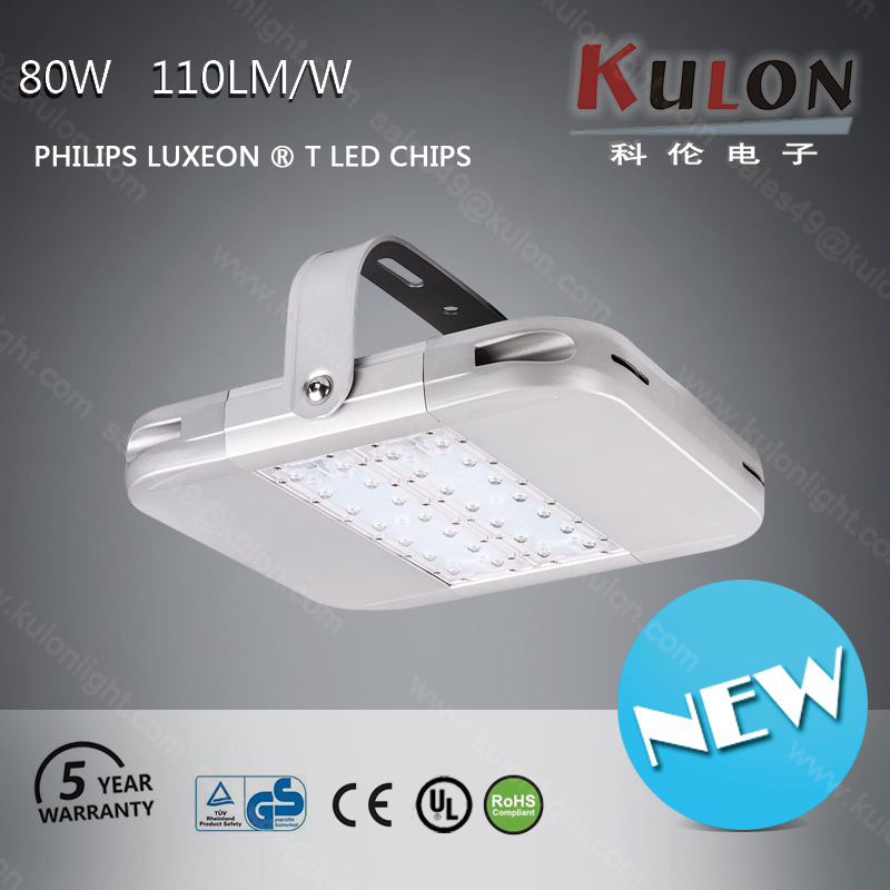 High Brightness 80W LED High Bay Light for Warehouse