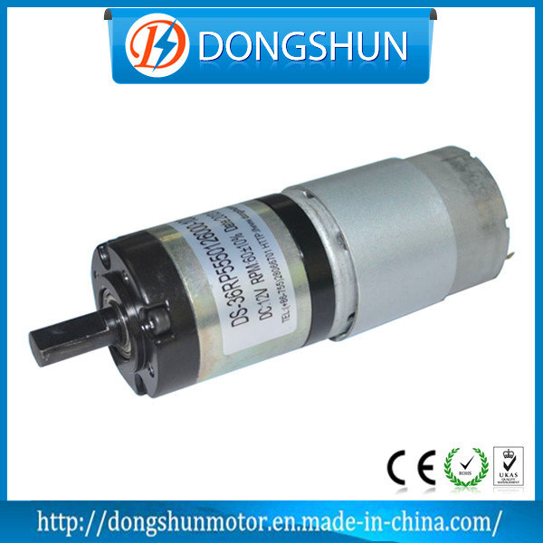 12V Gear Reduction Electric Motor (DS-36RP555)