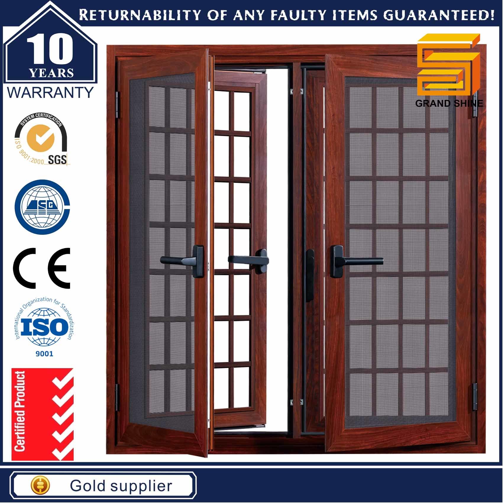 Professional and Competitive Price Aluminum Casement Window Gr-50)