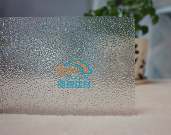 Polycarbonate Embossed Sheets Building Material