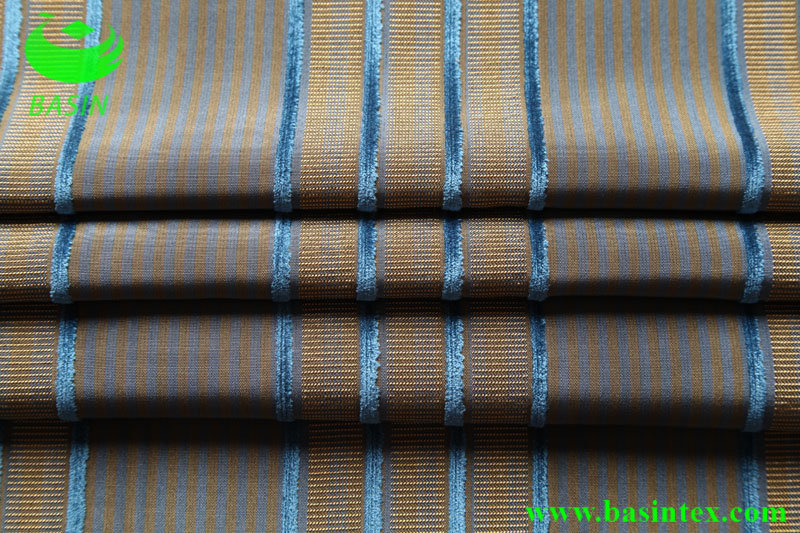 Stripe Velvet Sofa Fabric (BS4001)
