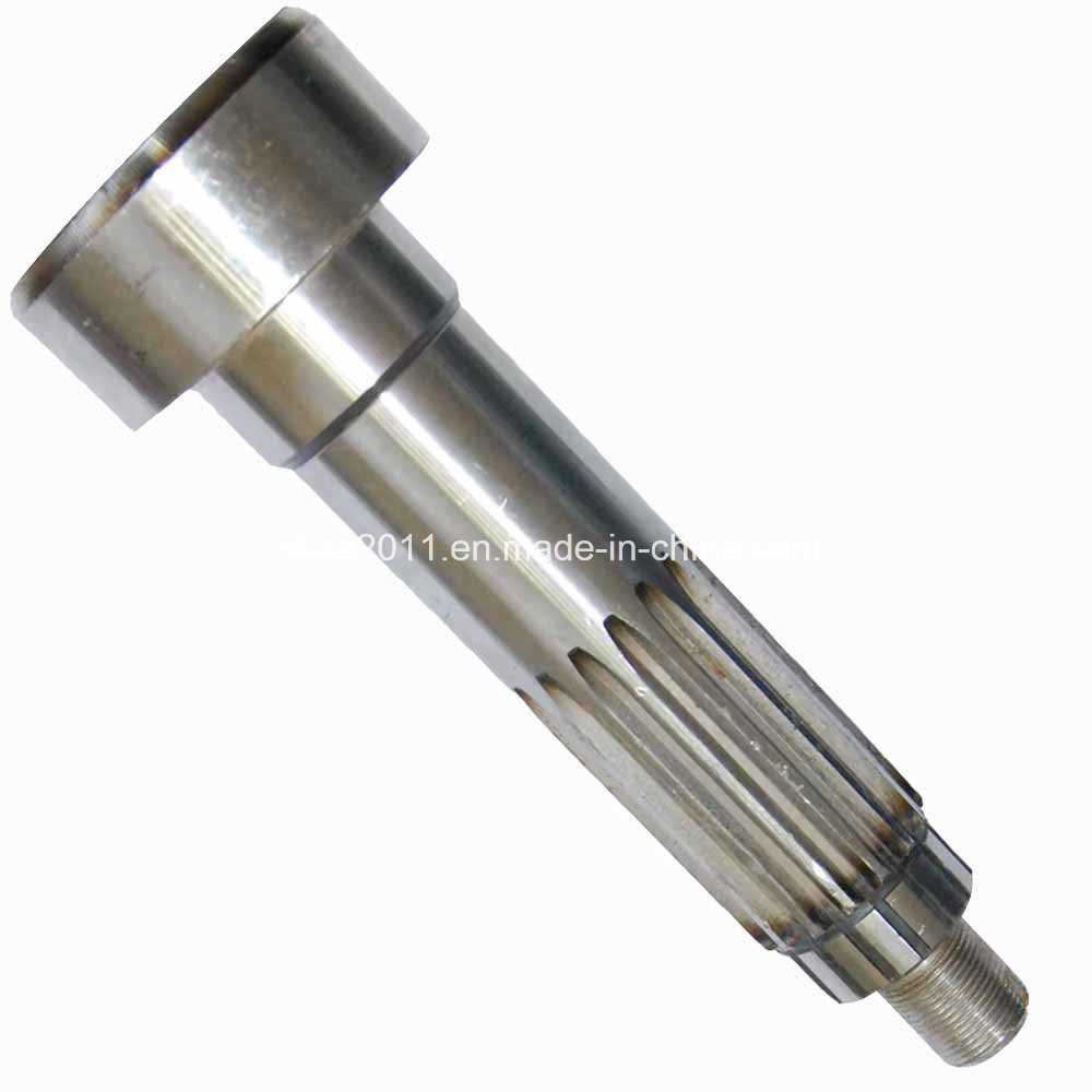 CNC Machined Carbon Steel Tractor Hydraulic Gear Transmission Drive Shaft