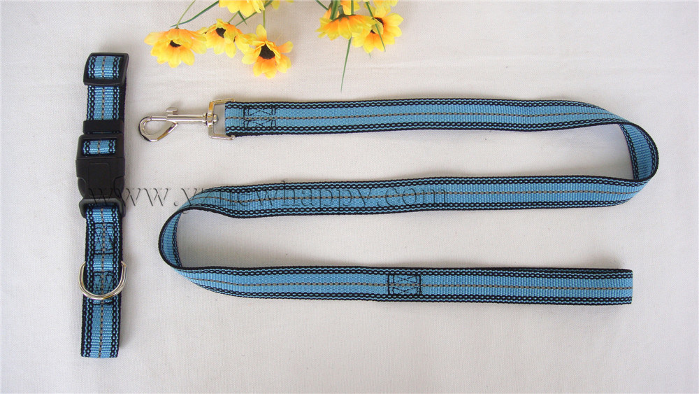Reflective Dog Collar and Leash Suit Pet Products