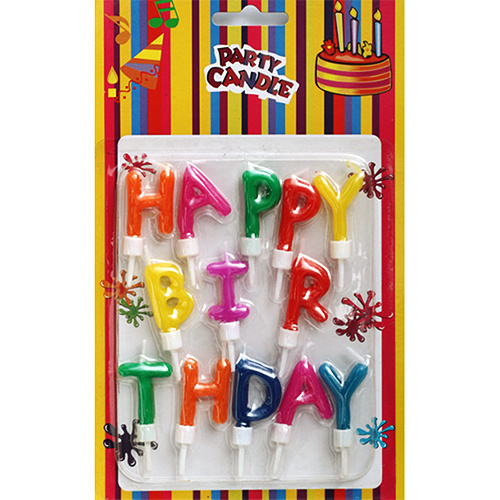 Happy Birthday Cake Candles (ZMC0017)